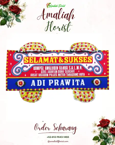 Papan Bunga Ucapan Selamat Mirit