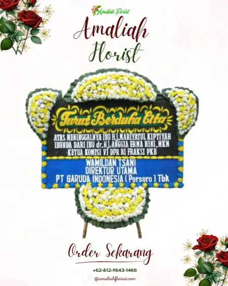 Papan Bunga Duka Mirit