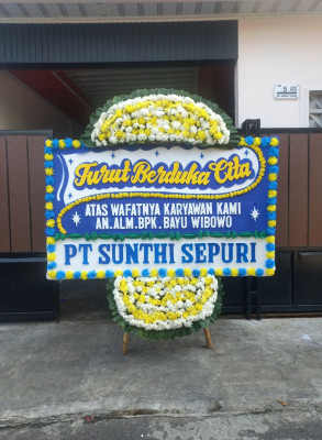 Papan Bunga Duka di Mirit